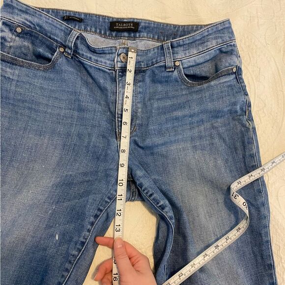 Talbots Flawless Five Pocket size 12 Boyfriend Medium Wash Jeans - Picture 8 of 9